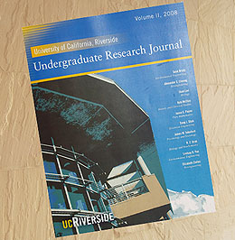 undergraduate research journal ucr